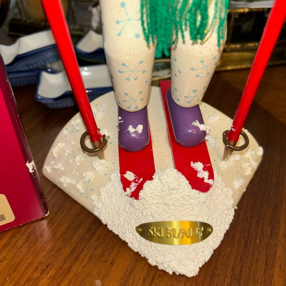 Bombay Company Ski Bunny Nutcracker - Picture 2 of 5